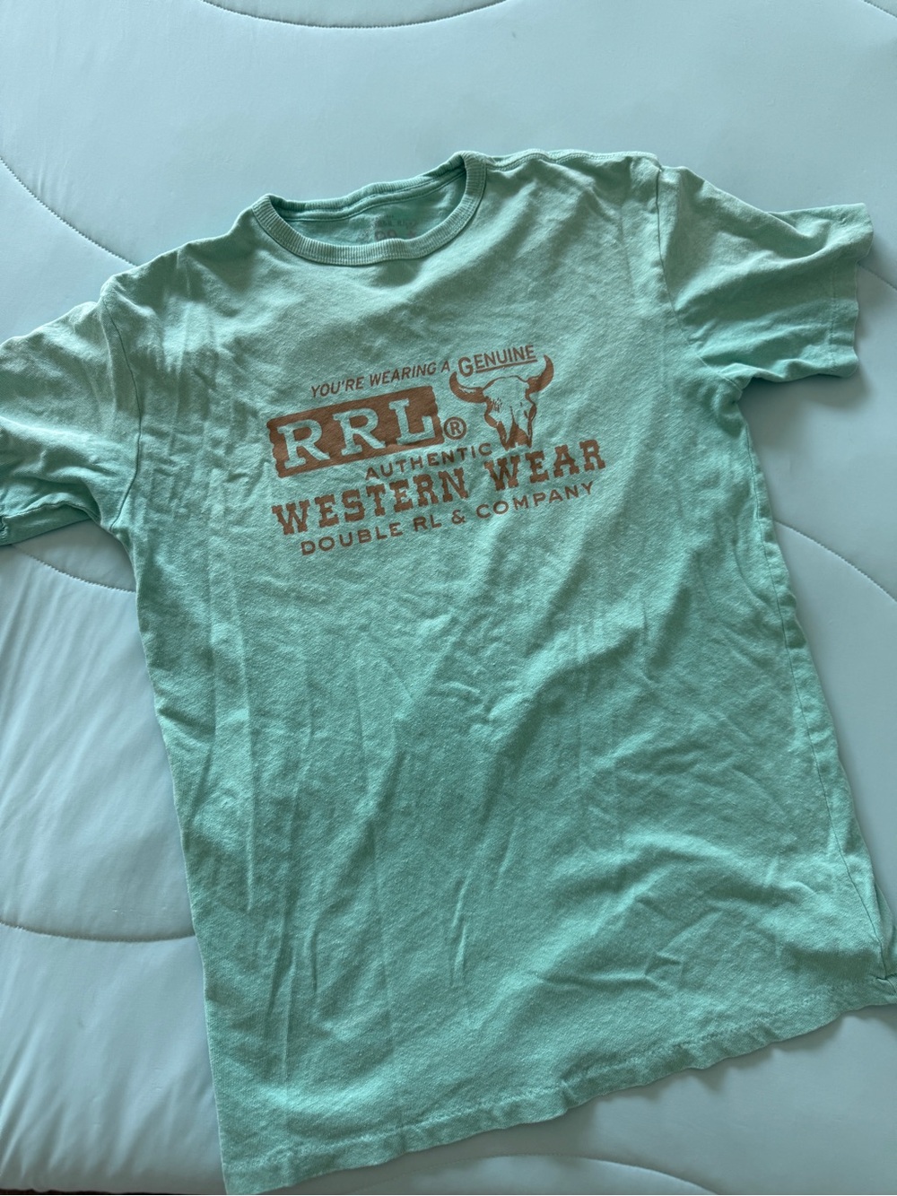 Double RL Mint Graphic Short sleeve tee